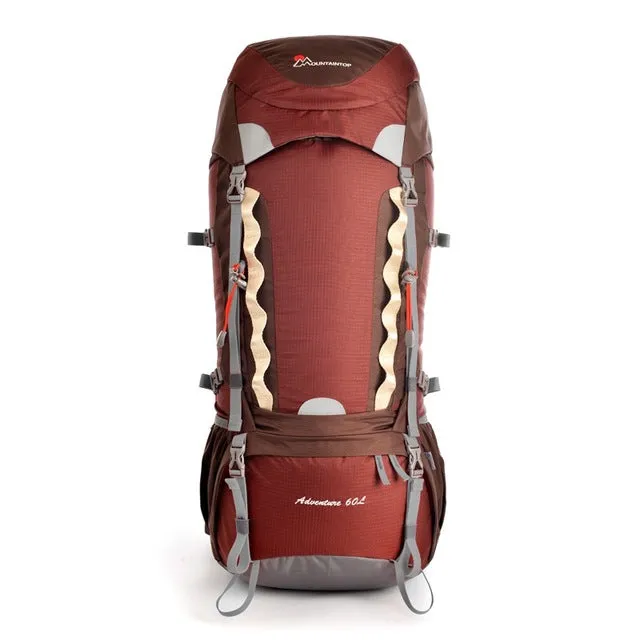 60l Internal Frame Long Haul Climbing Bag for hiking