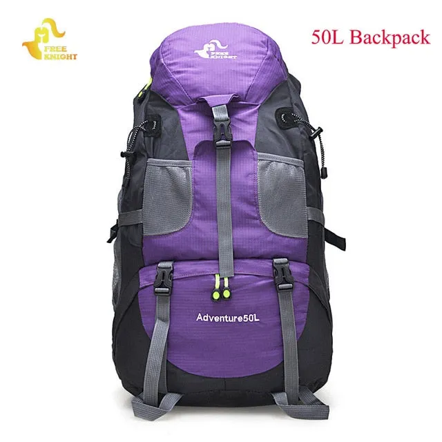 60L Waterproof Climbing Hiking Backpack
