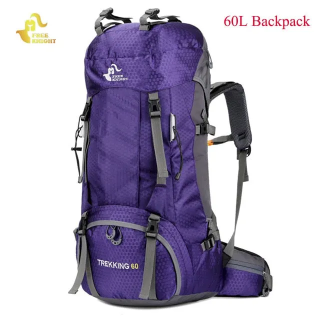60L Waterproof Climbing Hiking Backpack
