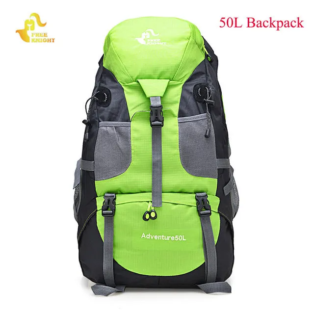 60L Waterproof Climbing Hiking Backpack