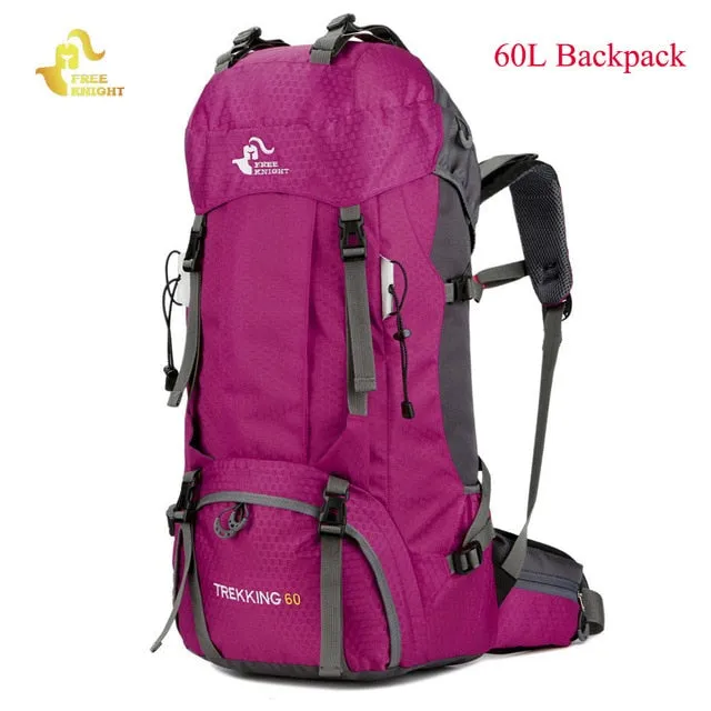 60L Waterproof Climbing Hiking Backpack