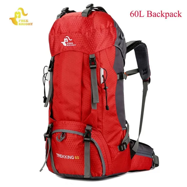 60L Waterproof Climbing Hiking Backpack