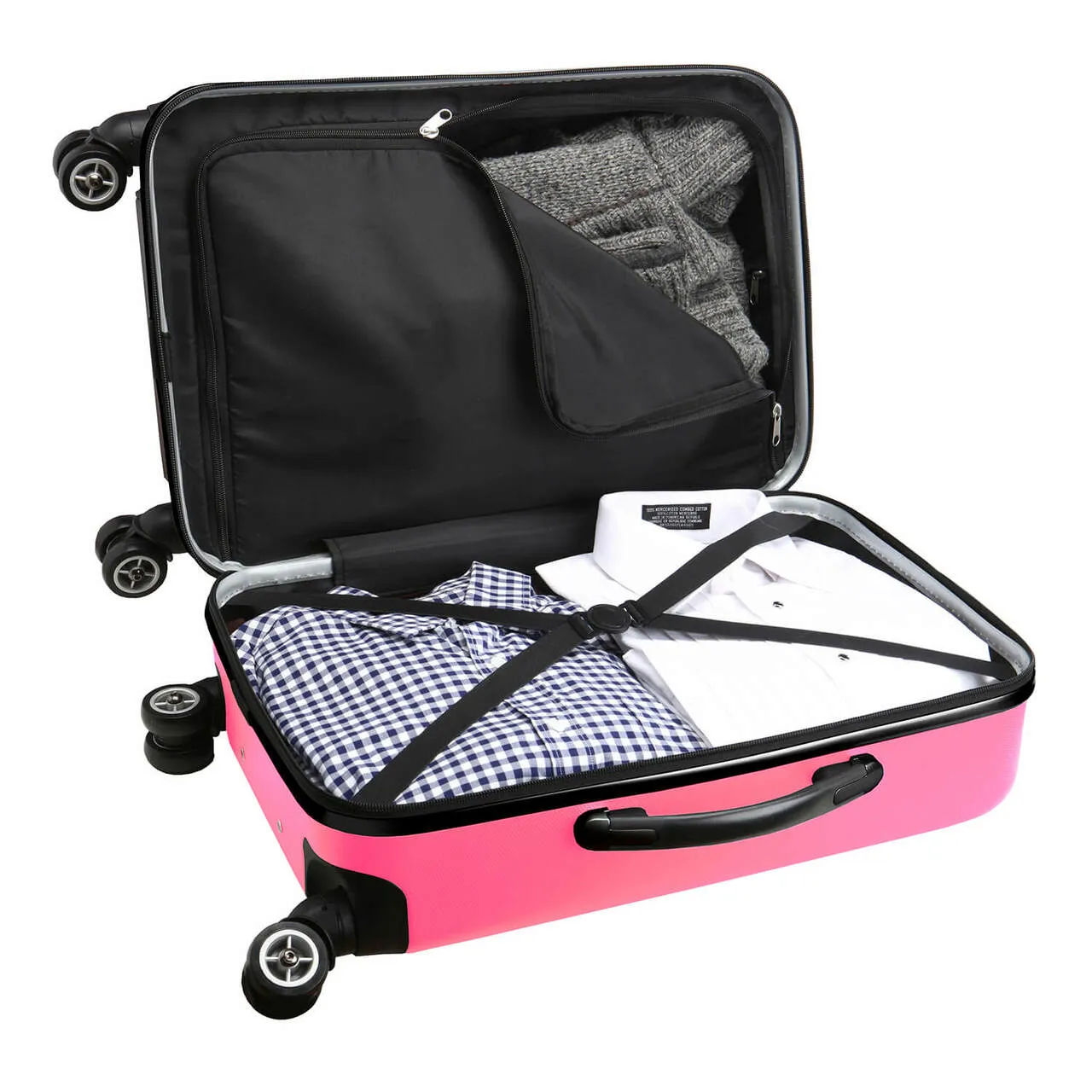 Arizona Wildcats 20" Pink Domestic Carry-on Spinner