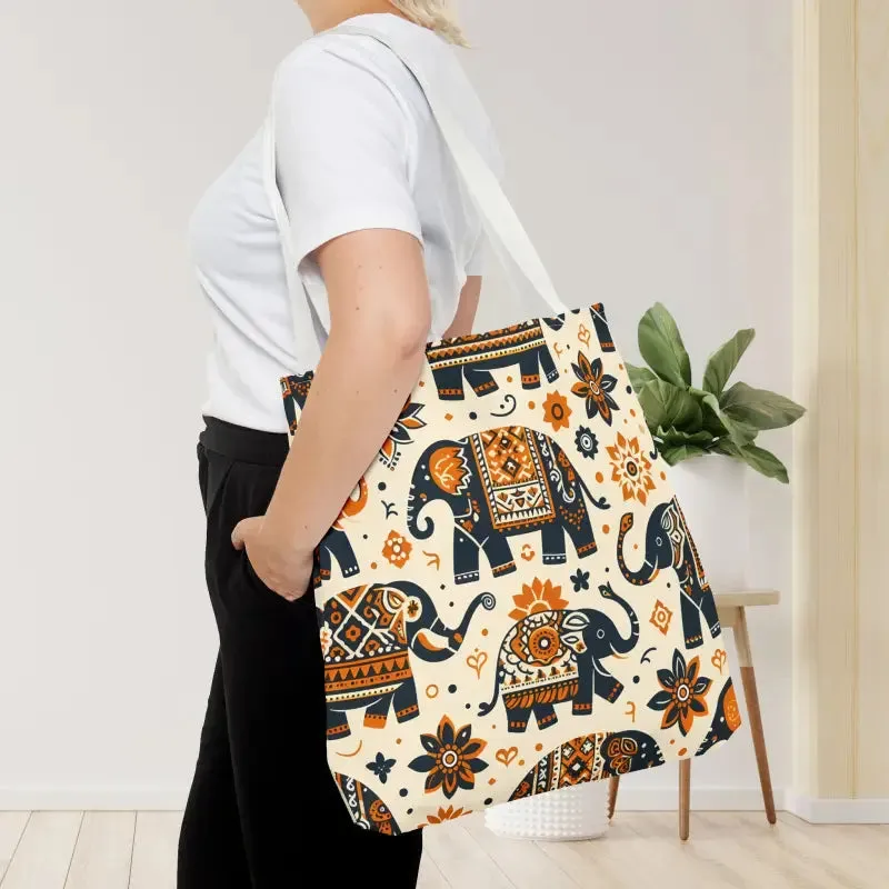 Artistic Elephants Tote Bags Boldly Stylish
