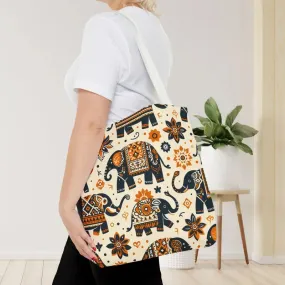 Artistic Elephants Tote Bags Boldly Stylish
