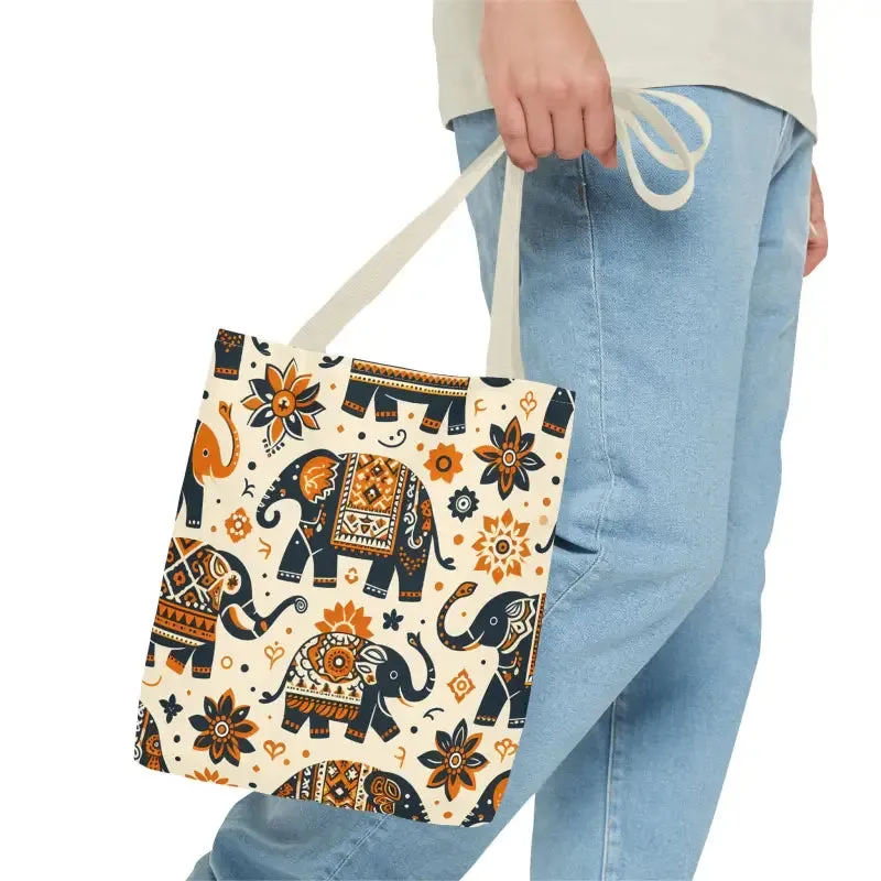 Artistic Elephants Tote Bags Boldly Stylish