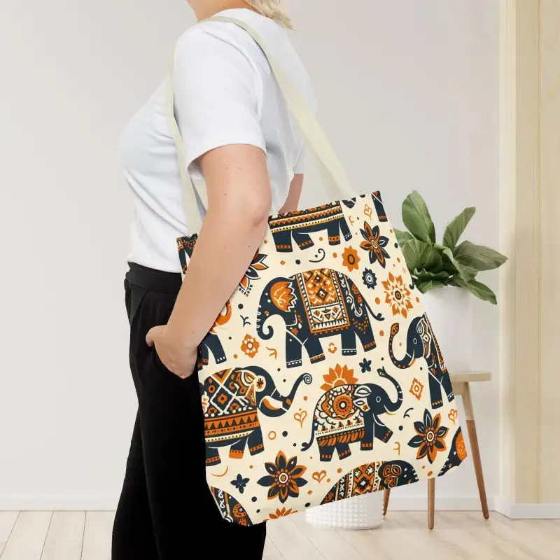 Artistic Elephants Tote Bags Boldly Stylish