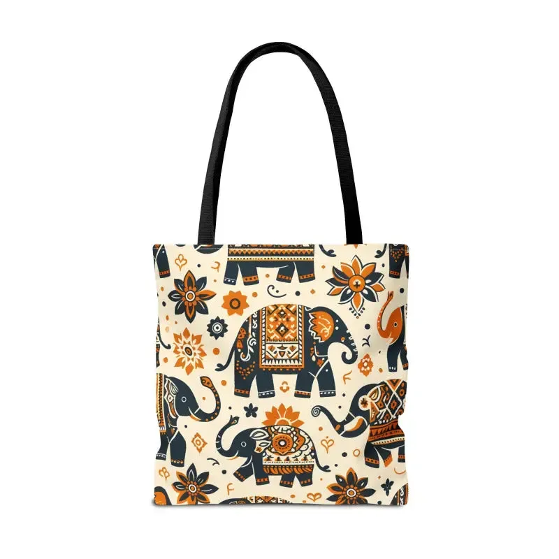 Artistic Elephants Tote Bags Boldly Stylish