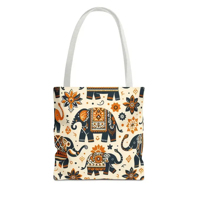 Artistic Elephants Tote Bags Boldly Stylish