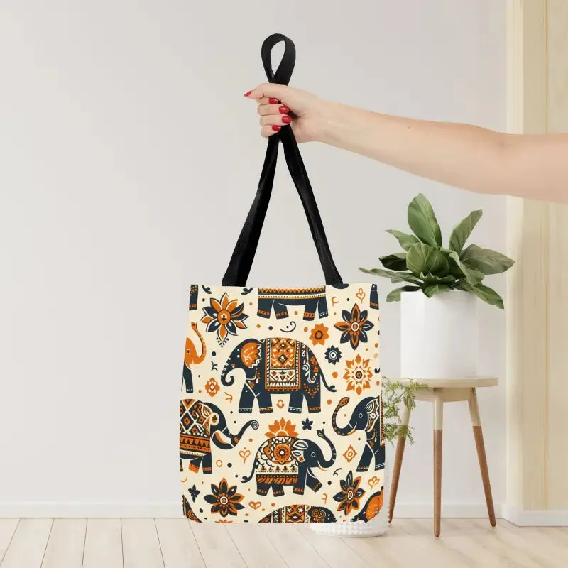 Artistic Elephants Tote Bags Boldly Stylish