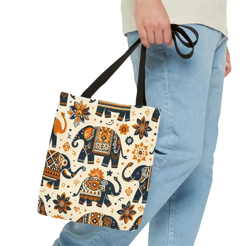 Artistic Elephants Tote Bags Boldly Stylish