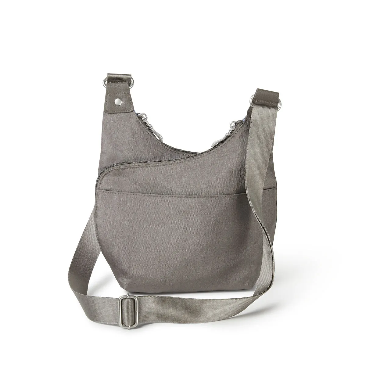 Baggallini RFID Cross City Bagg - Sterling Shimmer