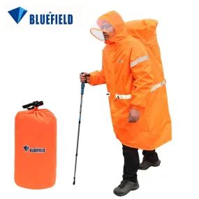 Bluefield Unisex Reflective Outdoor Backpack Raincoat Rain Cover One-piece Rain