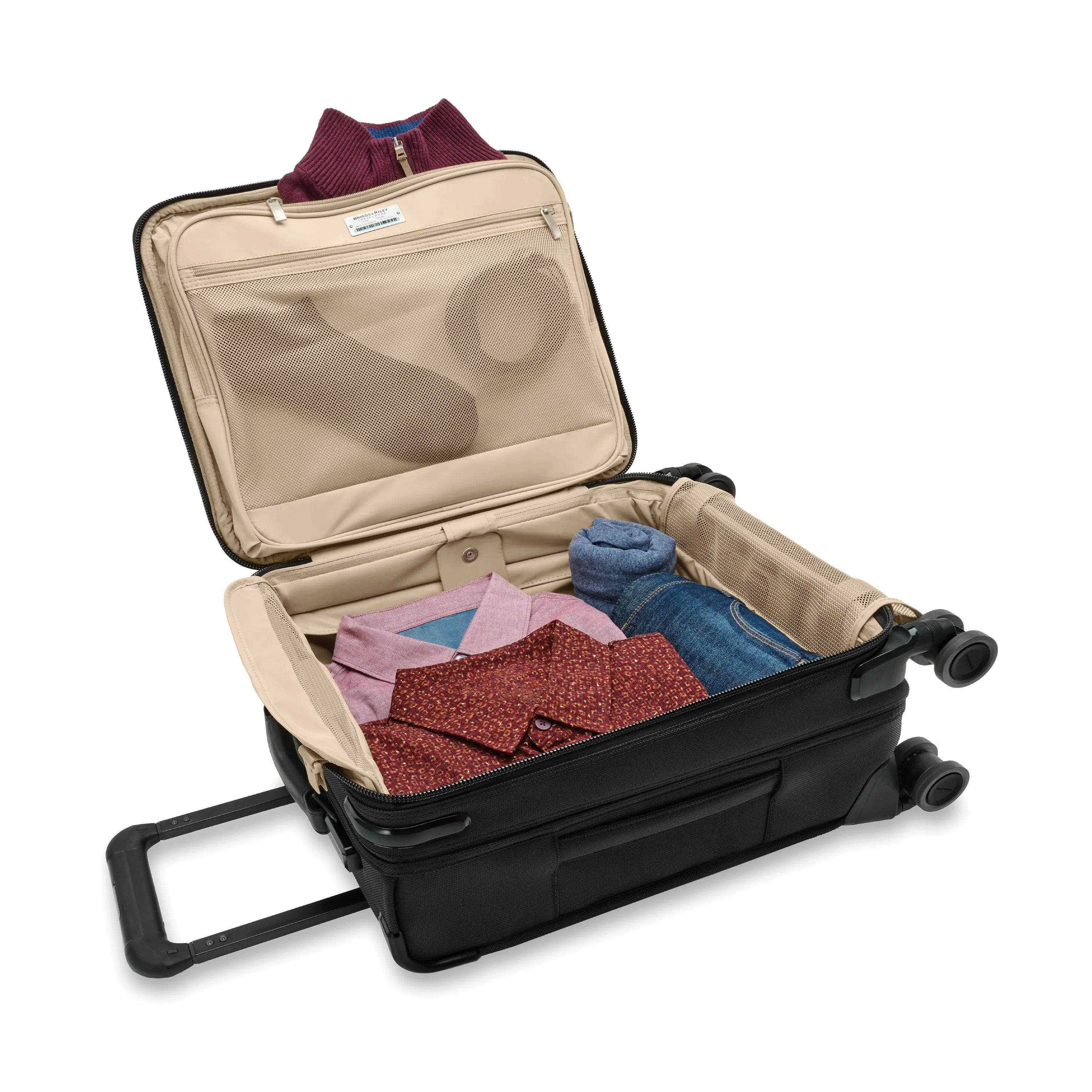 Briggs & Riley Baseline Compact 19" Softsided Carry-On Spinner- BLU119CXSP