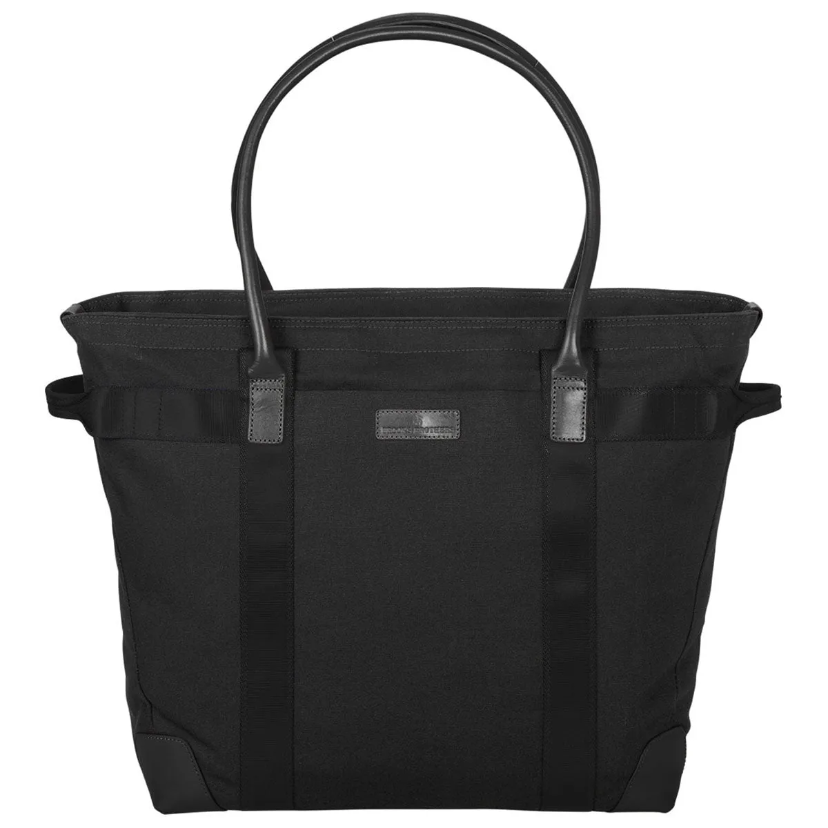 Brooks Brothers Black Wells Laptop Totes