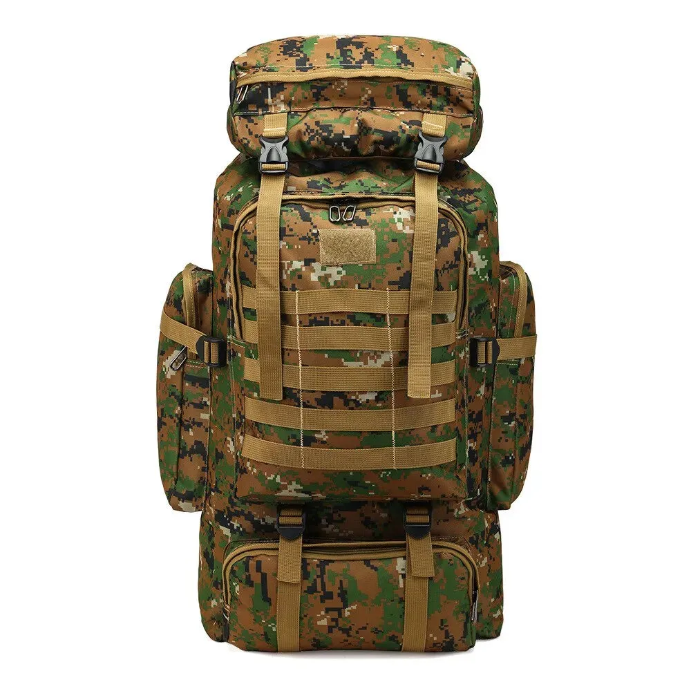 CamoGuard 50L Waterproof Military Backpack - Your Tactical Travel Companion