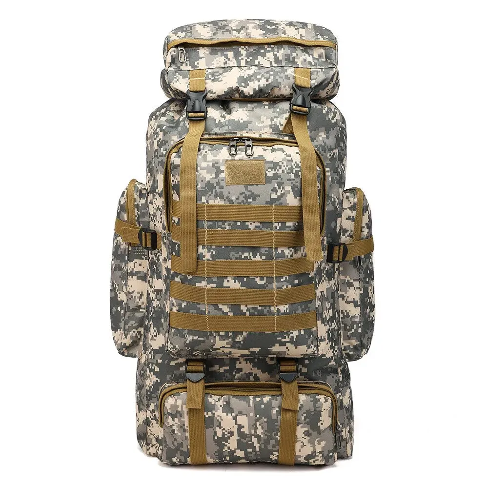 CamoGuard 50L Waterproof Military Backpack - Your Tactical Travel Companion