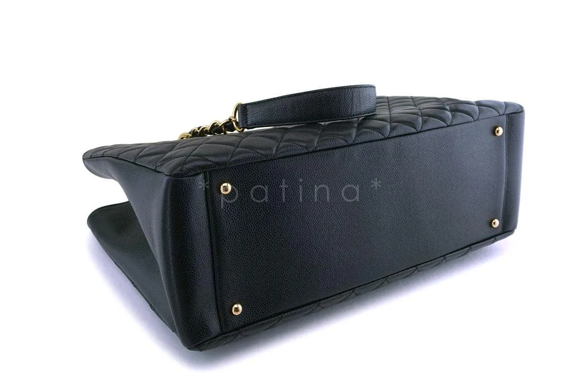 Chanel Black Caviar Grand Shopper Tote XL GST Bag GHW