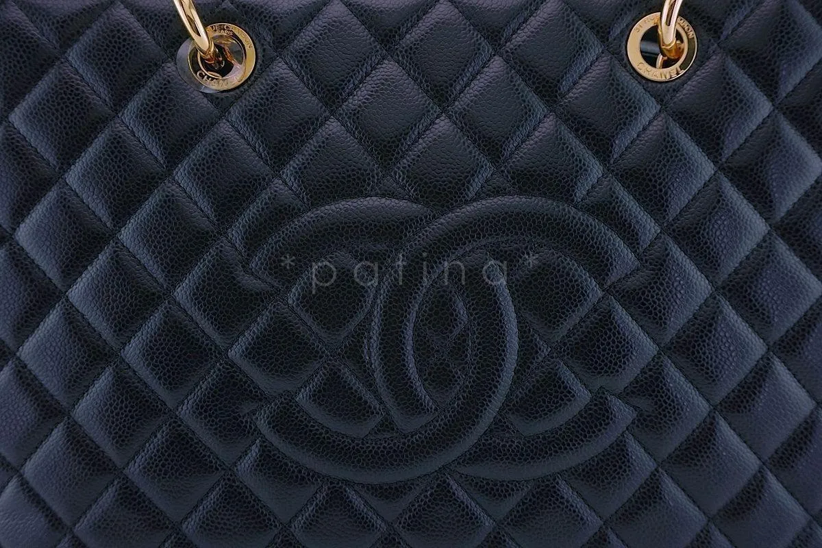 Chanel Black Caviar Grand Shopper Tote XL GST Bag GHW