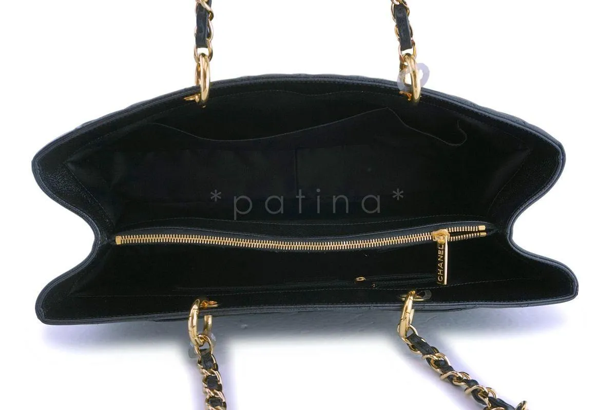 Chanel Black Caviar Grand Shopper Tote XL GST Bag GHW