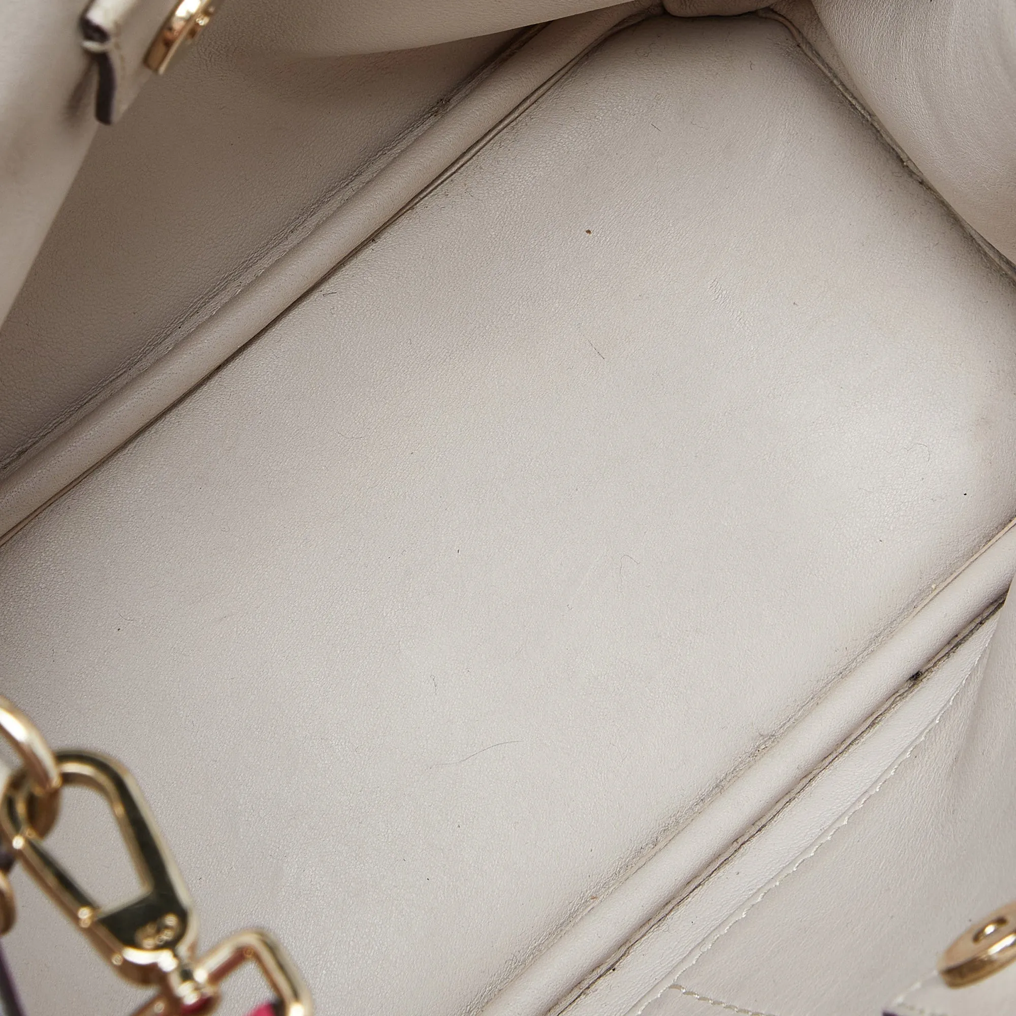 DIOR Fuchsia Leather Mini issimo Tote