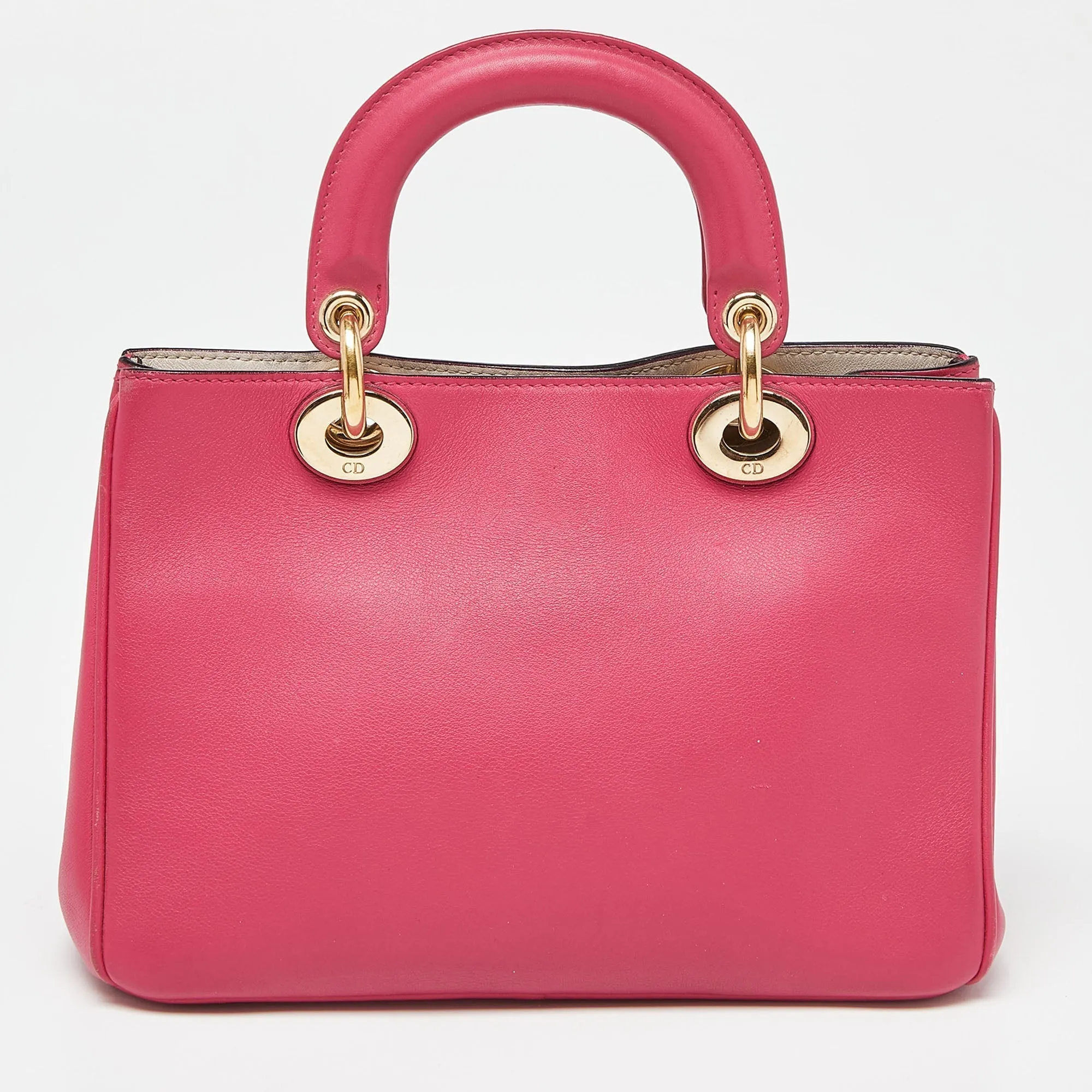 DIOR Fuchsia Leather Mini issimo Tote