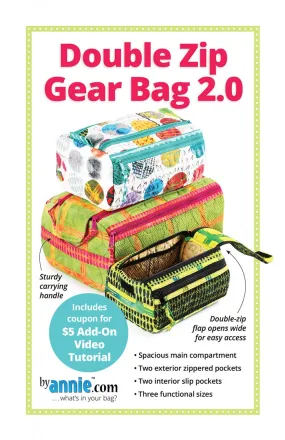 Double Zip Gear Bags 2.0 Pattern