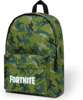 Fortnite Green Backpack, School Bag, Large Rucksack for Kids, Fortnite Gifts for Boys