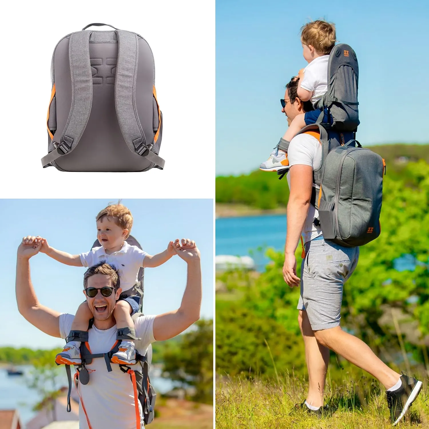 G5 Bundle - Lightweight Child Shoulder Carrier   Travel Backpack Black