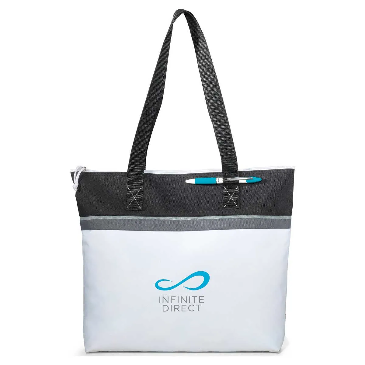 Gemline Black Marina Convention Tote