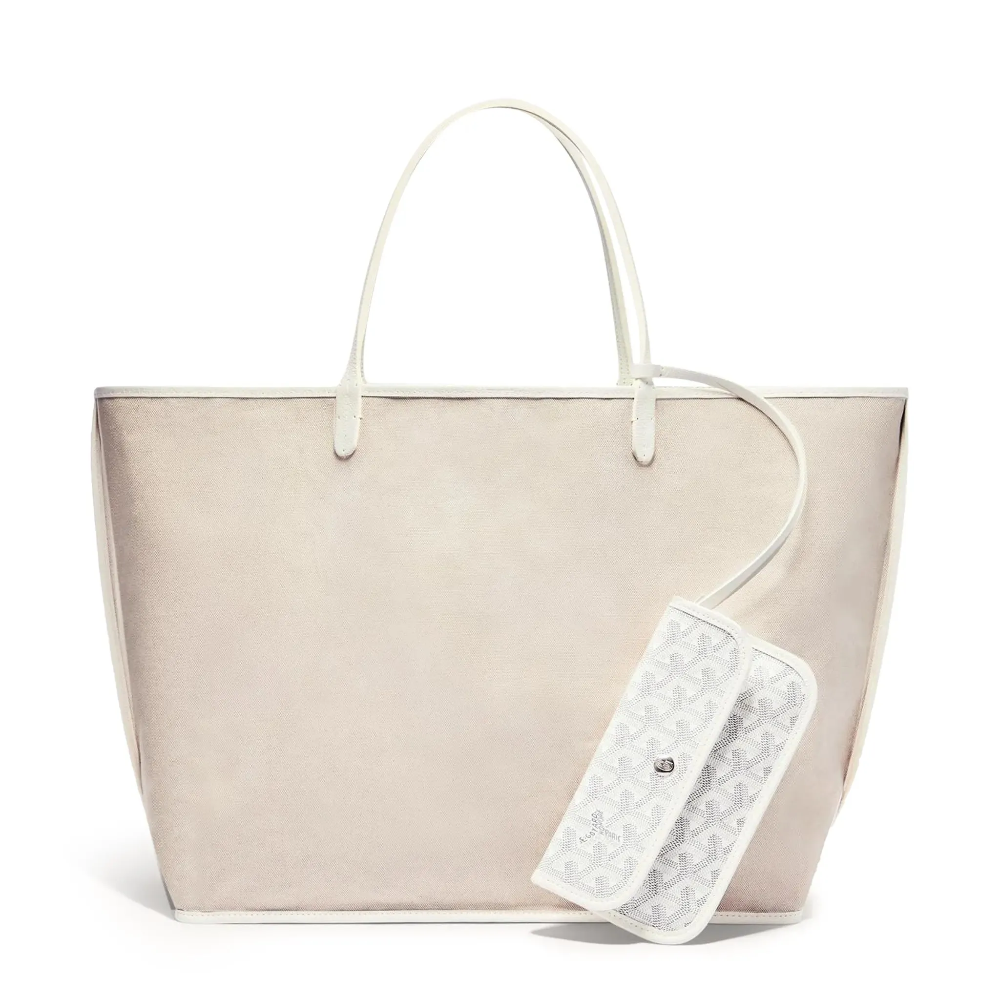 Goyard Saint Louis GM Tote Bag White