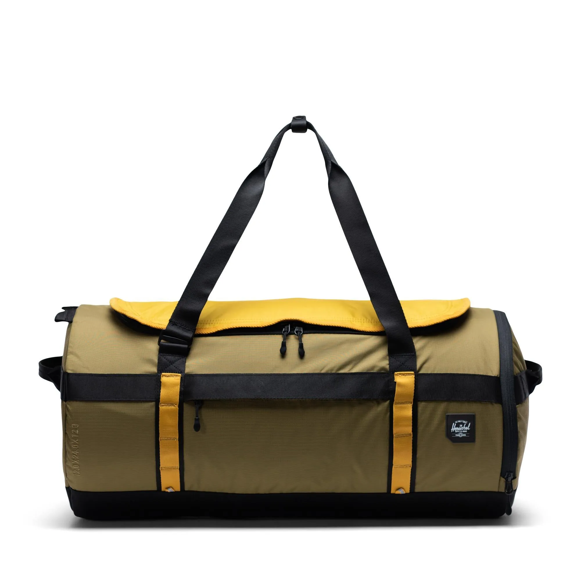 Herschel Sutton Carry-All duffel bag, Khaki Green/Arrowwood/Black