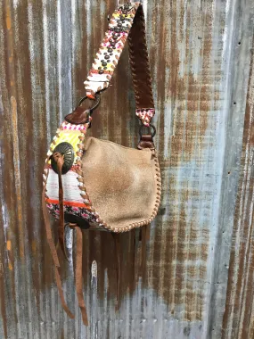 KurtMen Vintage Serape Armadillo Bag