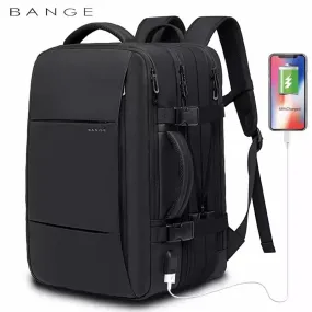 Laptop Backpack Large Waterproof School USB Charging Men Business Travel Backpack Man