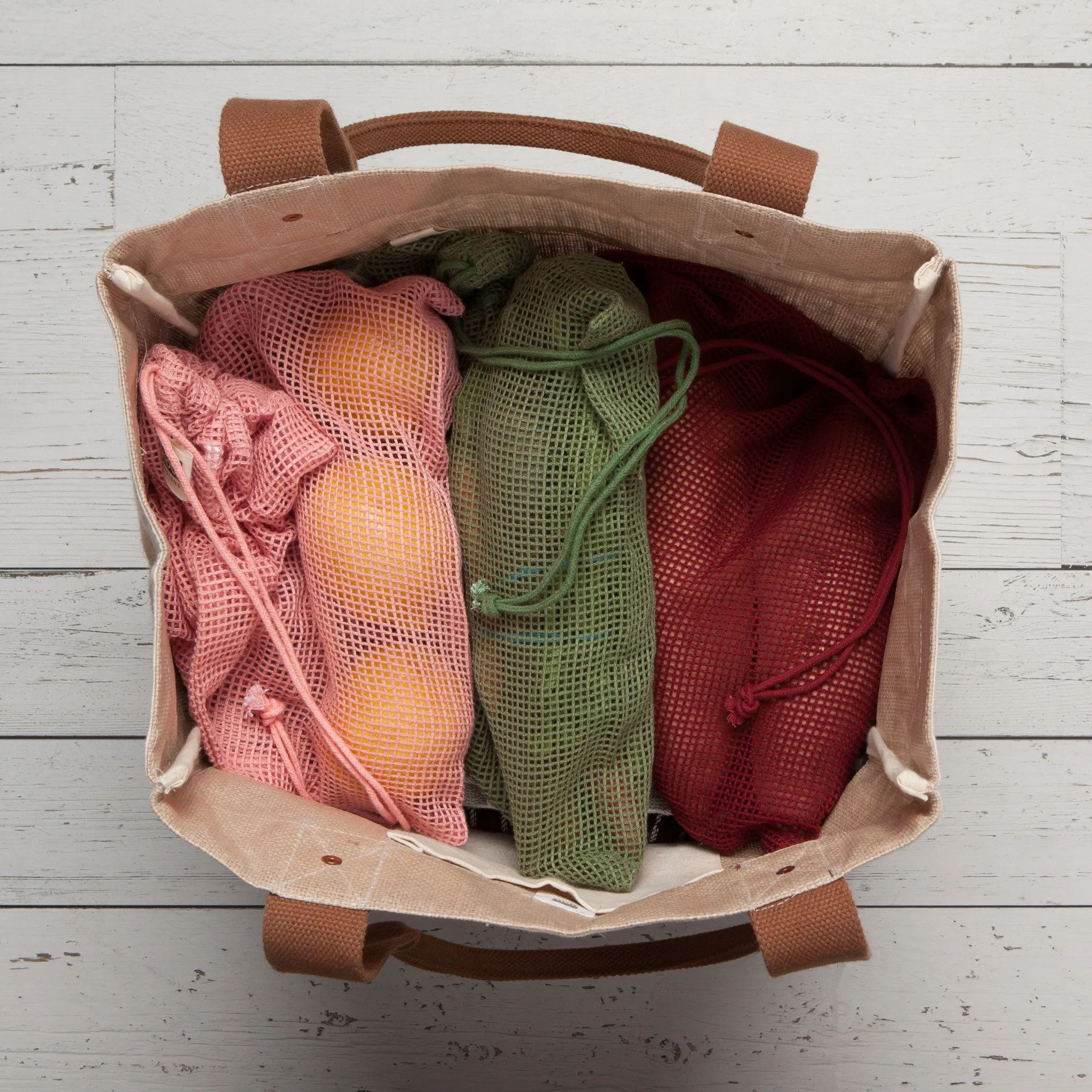 Le Marche Blush Produce Bags Set of 3
