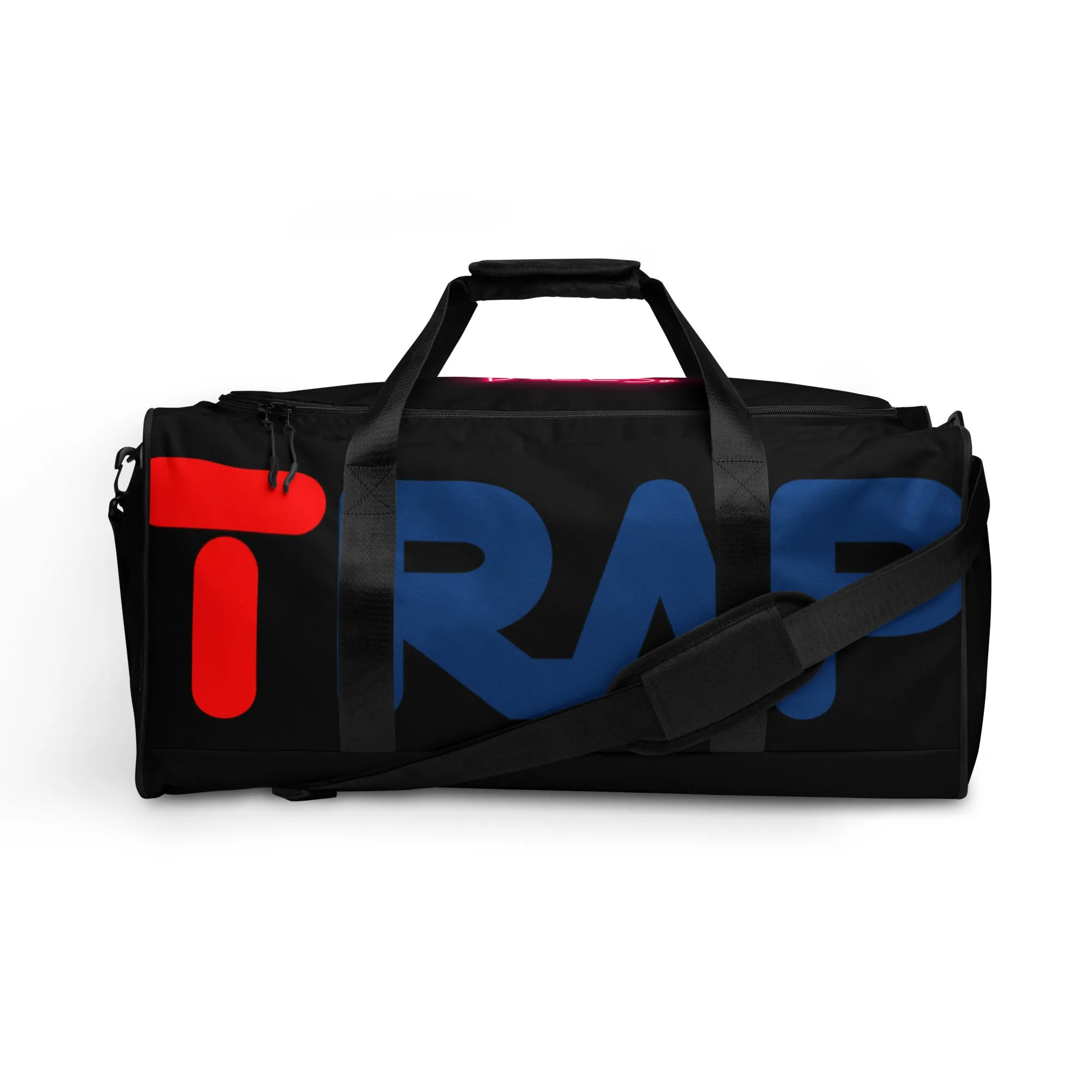 LOVE DON'T PAY TRAP DOES DUFFLE BAG