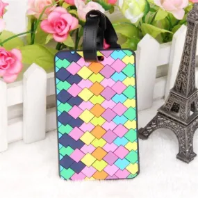 Luggage Tag Suitcase Identifier for Travel - Diamond Design