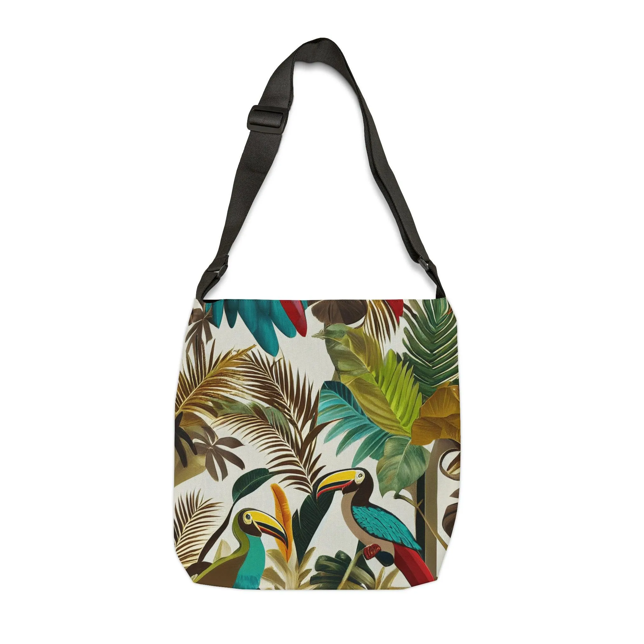 Miniaday Designs Tropical Toucan Adjustable Tote Bag