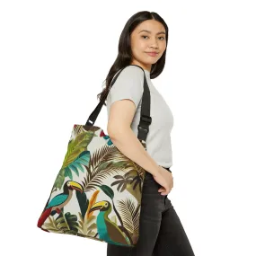 Miniaday Designs Tropical Toucan Adjustable Tote Bag
