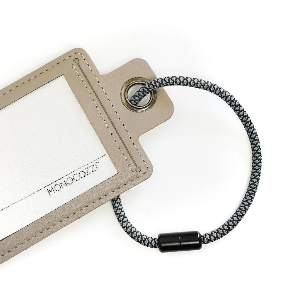 Monocozzi Lucid Refined | Premium Vegan Leather Luggage Tag