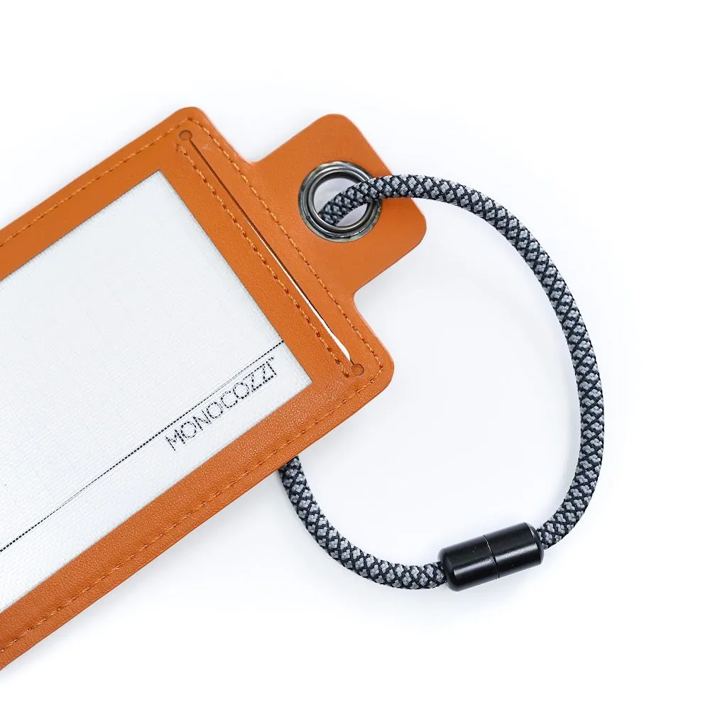 Monocozzi Lucid Refined | Premium Vegan Leather Luggage Tag