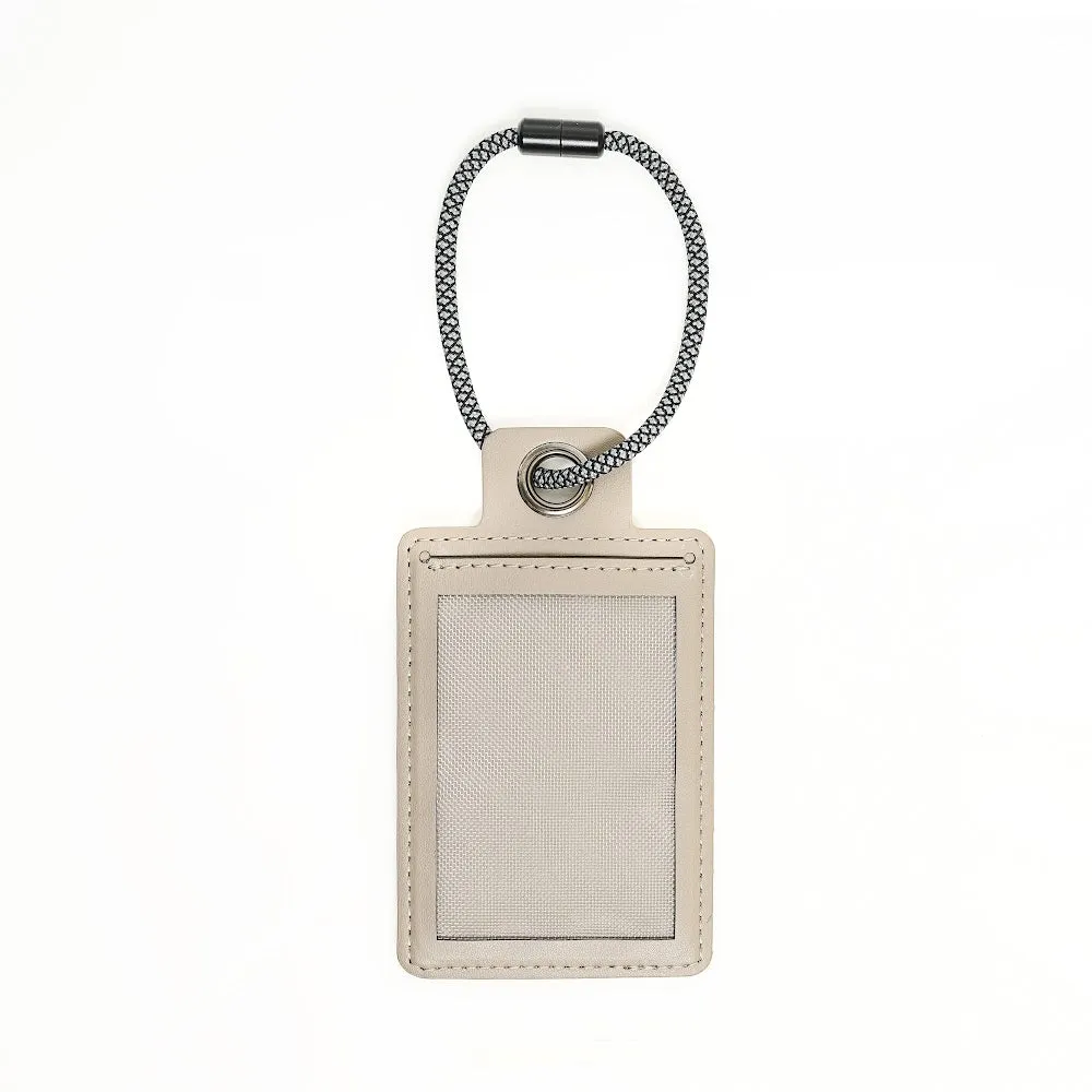 Monocozzi Lucid Refined | Premium Vegan Leather Luggage Tag