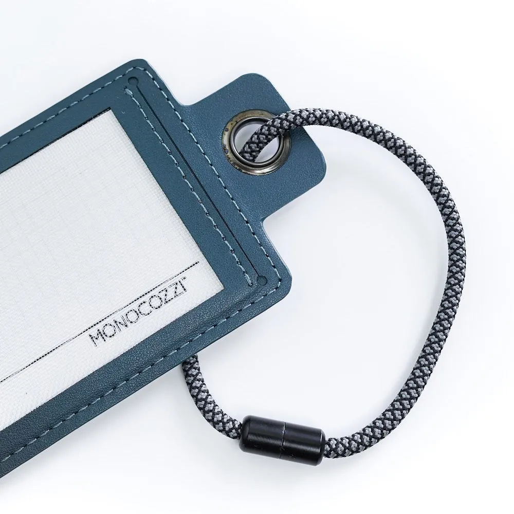 Monocozzi Lucid Refined | Premium Vegan Leather Luggage Tag