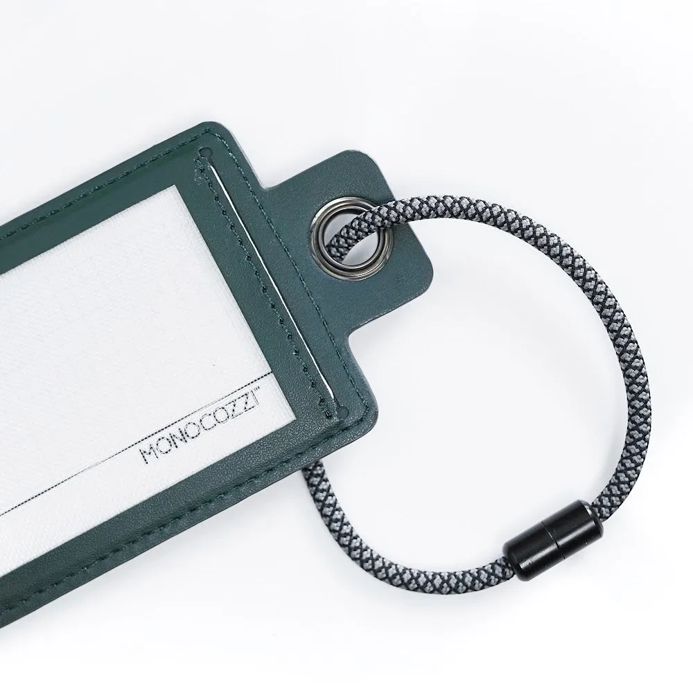 Monocozzi Lucid Refined | Premium Vegan Leather Luggage Tag