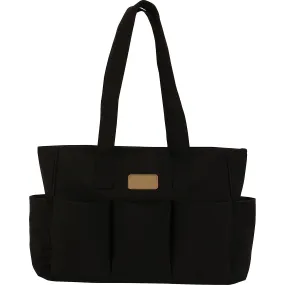 Nola Tote - Black Diaper Bag