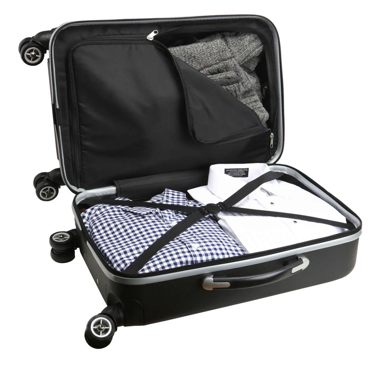 Pepperdine University Waves 20" Hardcase Luggage Carry-on Spinner