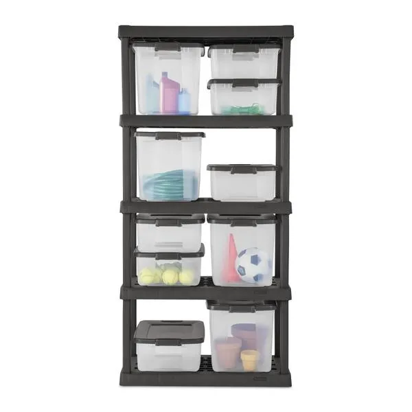 PLASTIC STORAGE FILE BOX LGL 50Qt. 19 7/8"Lx 15 1/2"W x14 3/4"H STERILITE