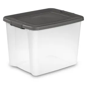 PLASTIC STORAGE FILE BOX LGL 50Qt. 19 7/8"Lx 15 1/2"W x14 3/4"H STERILITE