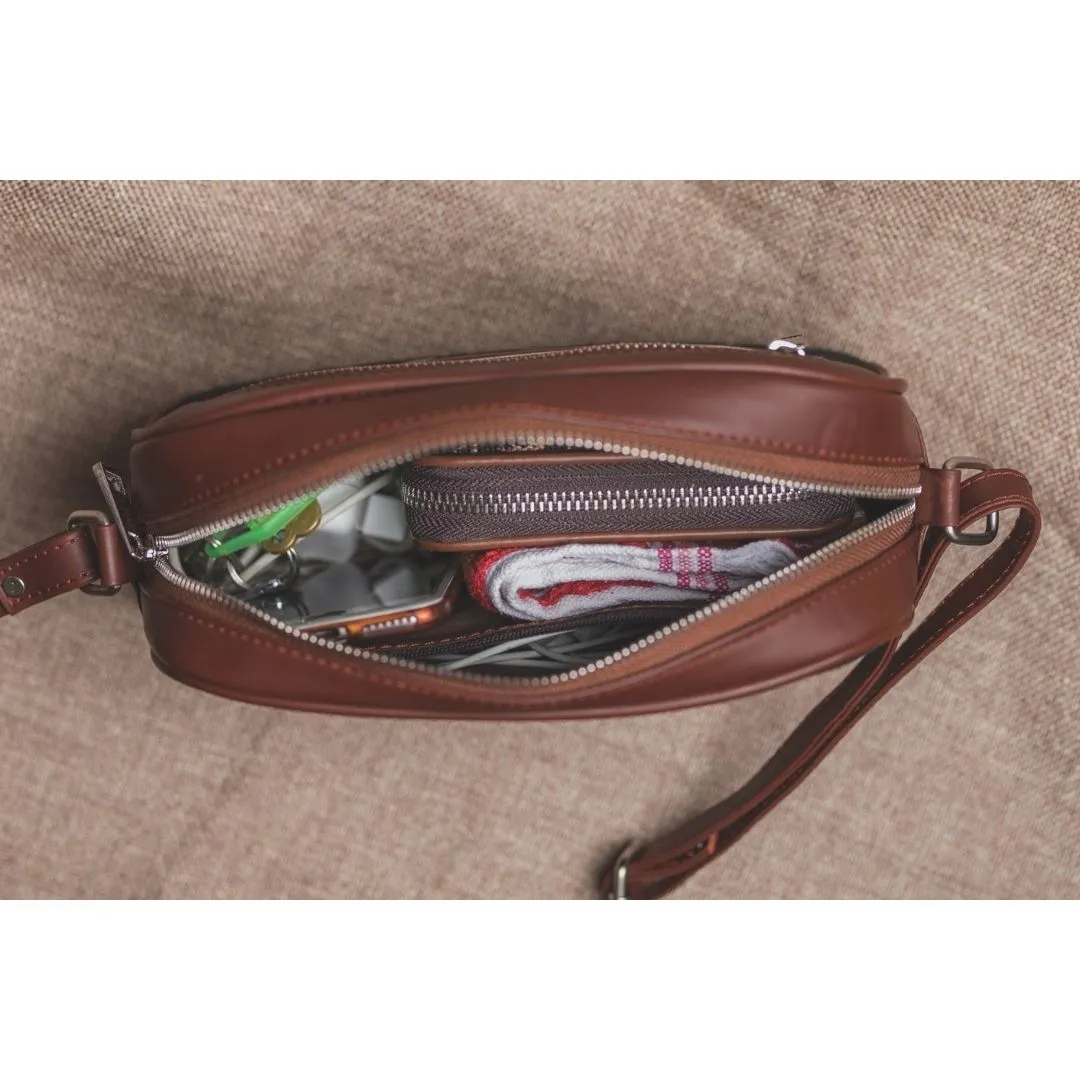 Royal Green Mogra Print Sling Bag