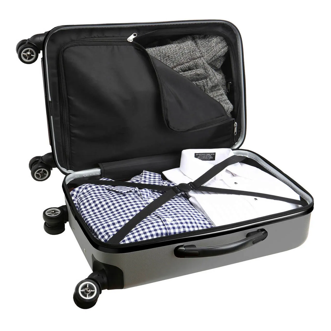 San Diego Padres Deluxe 2-Piece Backpack and Carry on Set in Silver